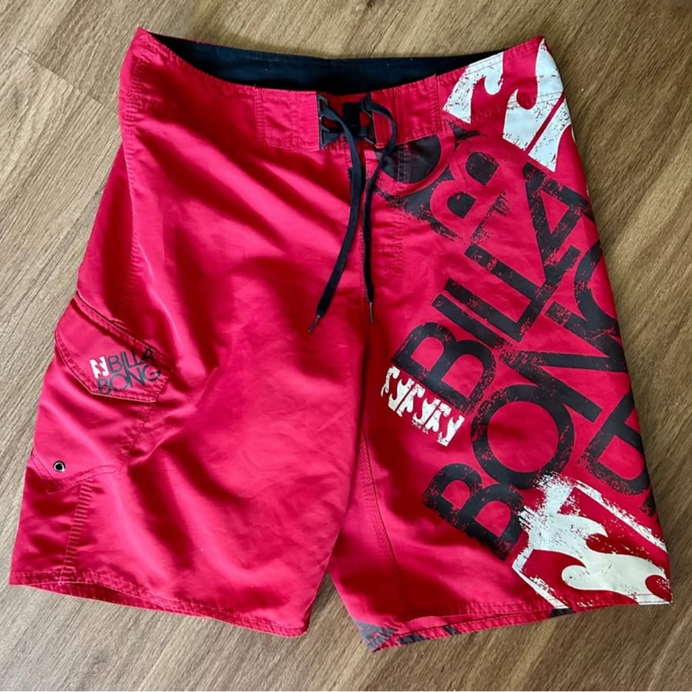 Billabong Bold Red Swim Board Shorts